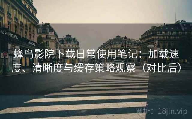 蜂鸟影院下载日常使用笔记：加载速度、清晰度与缓存策略观察（对比后）