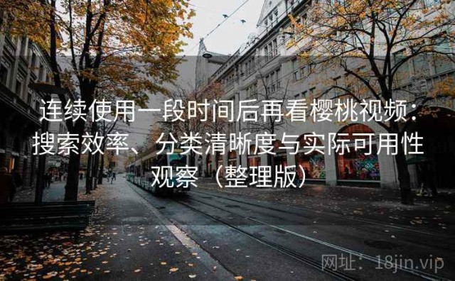 连续使用一段时间后再看樱桃视频：搜索效率、分类清晰度与实际可用性观察（整理版）