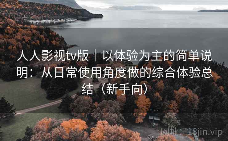 人人影视tv版｜以体验为主的简单说明：从日常使用角度做的综合体验总结（新手向）